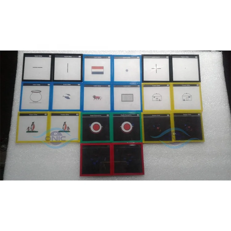 Synoptophore Stereoscope with Hadinger Brushes and 20 Slides K-26