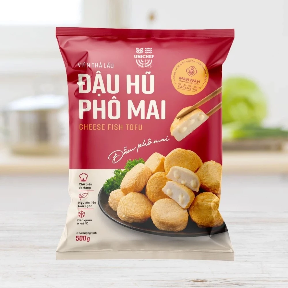 Cheese Fish Tofu Good Quality Hot Pot Ingredients Original Wholesale Iso Certified Vietnam Manufacturer
