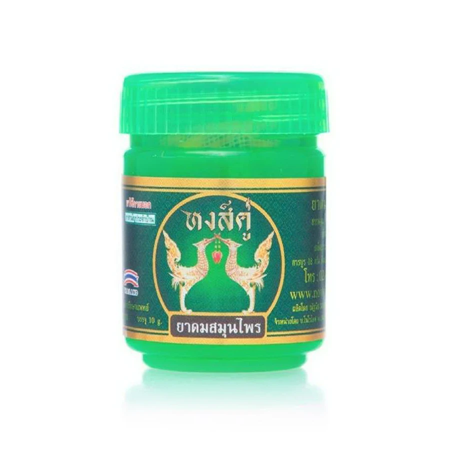 Hong Thai Koo (зеленый) травяной ингалятор аромат назальный оригинальный двойной медицинские принадлежности натуральные лучшие продукты