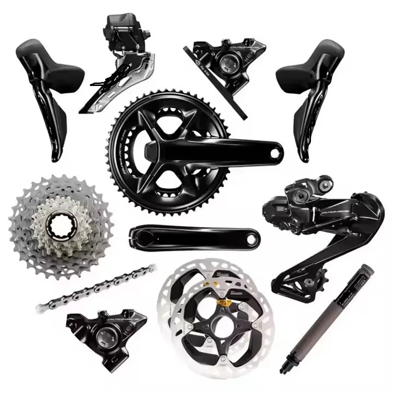 Оригинальный комплект Shimano Di2 R9200 R9250 2x12 скоростей 2025 года прочный в наличии оптом готов к отправке по всему миру