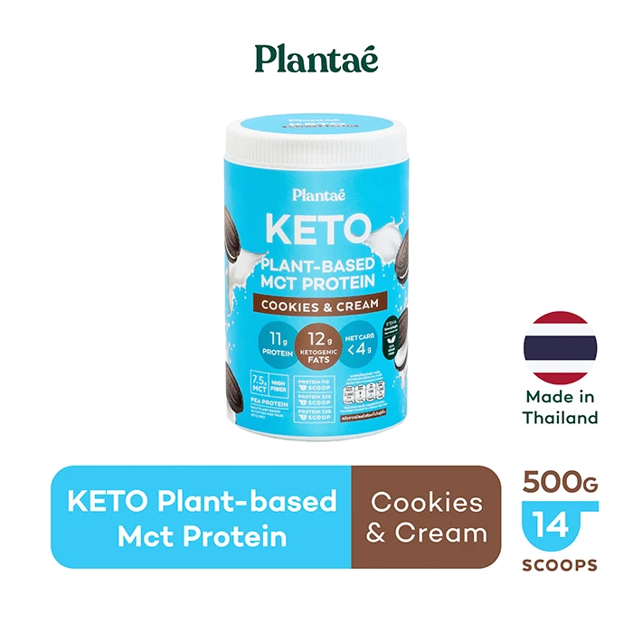 Лидер продаж, печенье и крем Keto на основе растительного протеина MCT, продукт для ухода за здоровьем из Таиланда, порошок 100, ведра