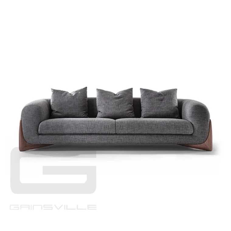 luxury and high quality living room furniture sofa set 2&3-seater fleece sofa for living room