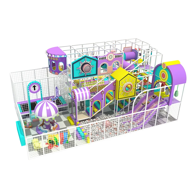 Indoor Playground Kids Amusement Park Customized Size Indoor Playground For Sale