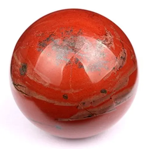 Natural Stone Gemstone Red Jesper Ball Red Jasper Crystal Gemstone Sphere Healing Crystal Sphere For Sale