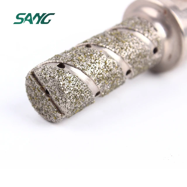 CNC Drill bits G1/2 electroplated CNC diamond finger bit for marble engineered stone