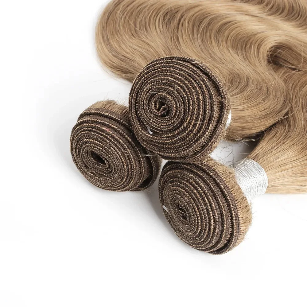 New Arrival Genius Weft 100% Human Weft Hair Extensions - Body Wave Blonde Hair Bundles
