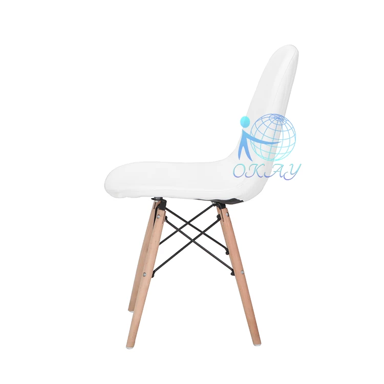 Garden Chairs Functional Furniture Dinner Chairs with High Backrest Wooden Legs Wholesale Chairs
