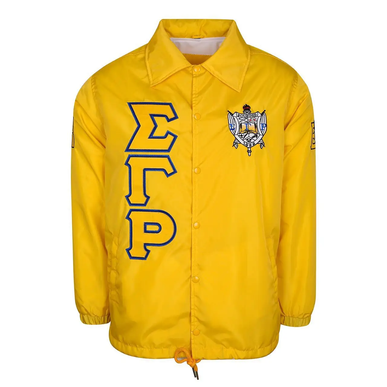 Women Embroidery Coaches Jacket | DST Delta Sorority Sigma Theta Embroidered Ladies Customized Crossing Line Windbreaker Jacket