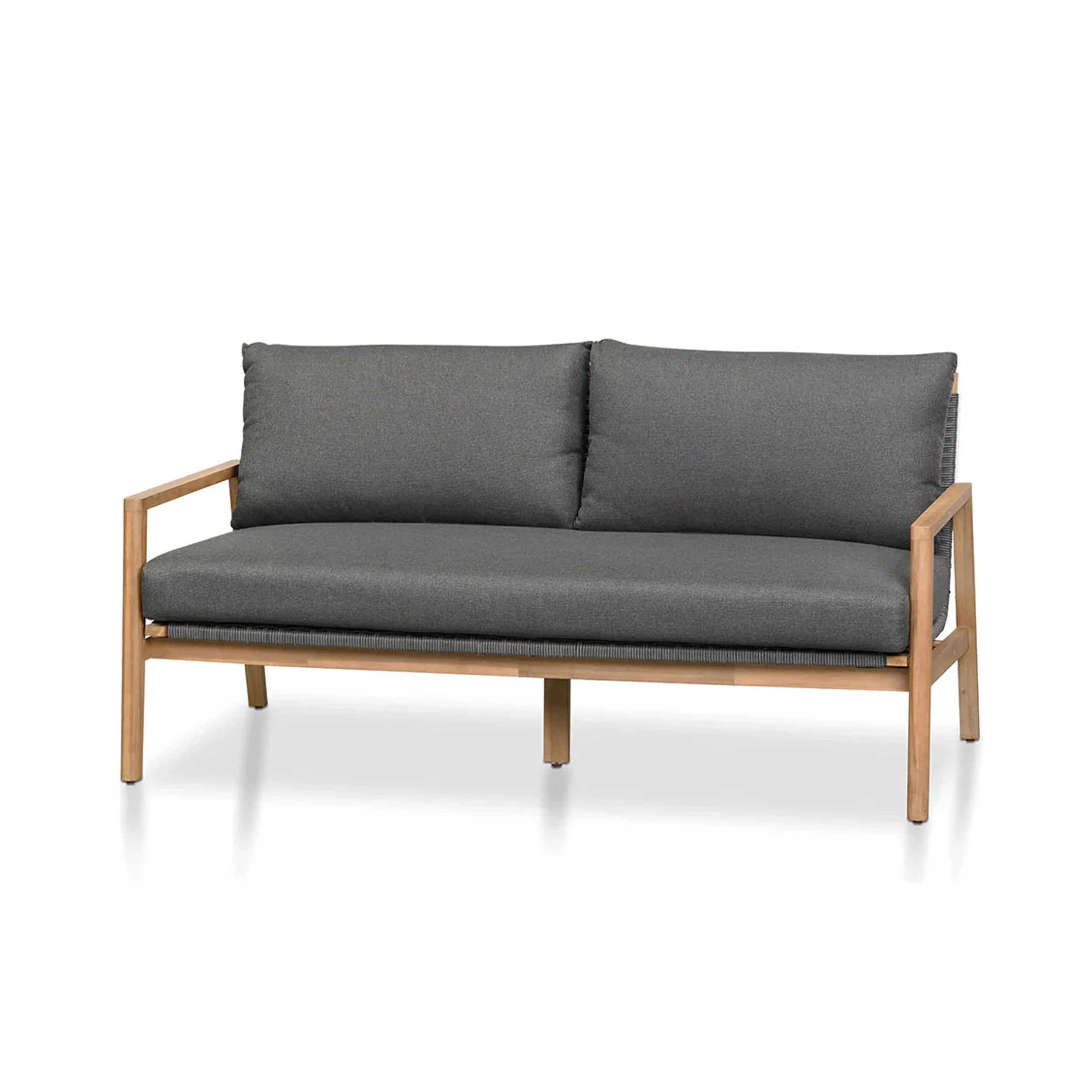 Outdoor Garden Sofa Set Solid Teak Wood Rattan And Cushion Hotels Apartments - Octa