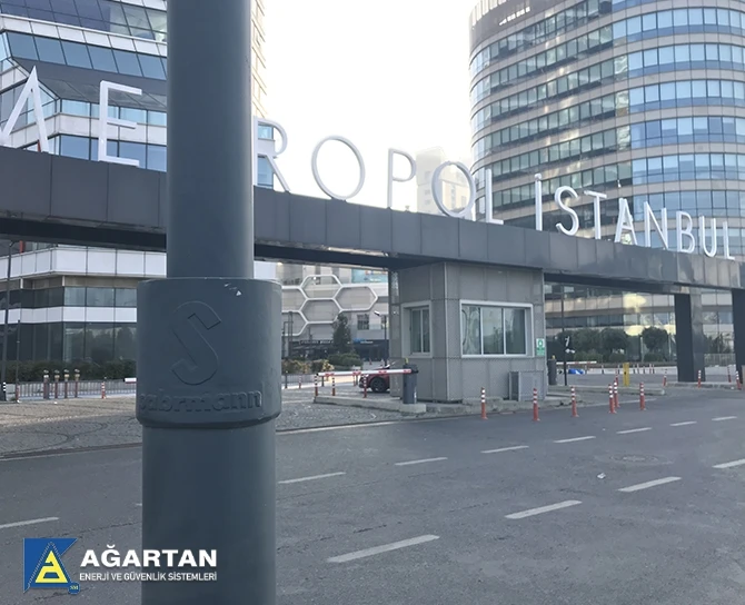 6 M Galvanized Camera Pole High Quality Double Head Durable Hot Sale Best Price Camera and Electric Pole