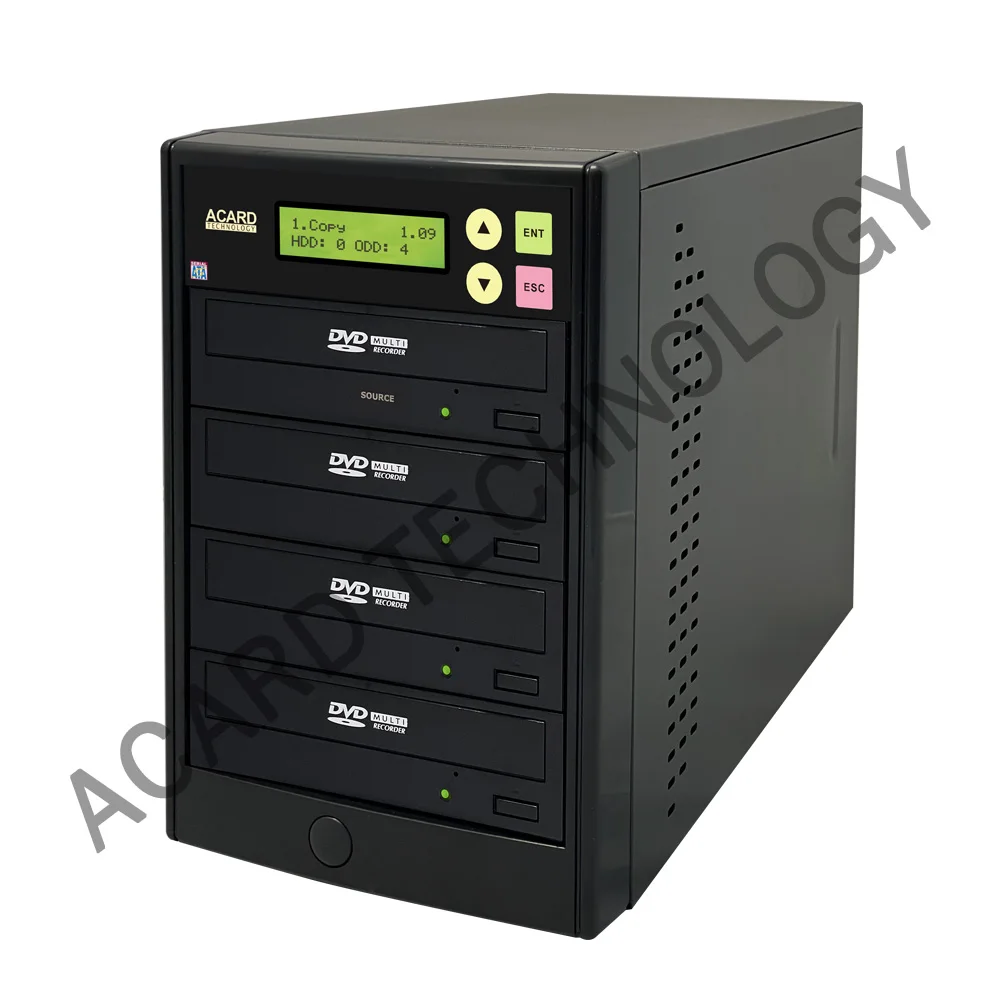 Acard 1 до 3 24X автономный CD DVD Дубликатор башня с контроллером технологии ACARD