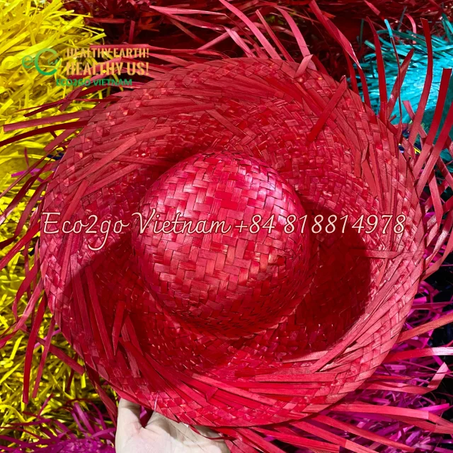 Top One Grass In Vietnam Ladies Straw Hat/Sunscreen travel seaside vacation beach straw hat