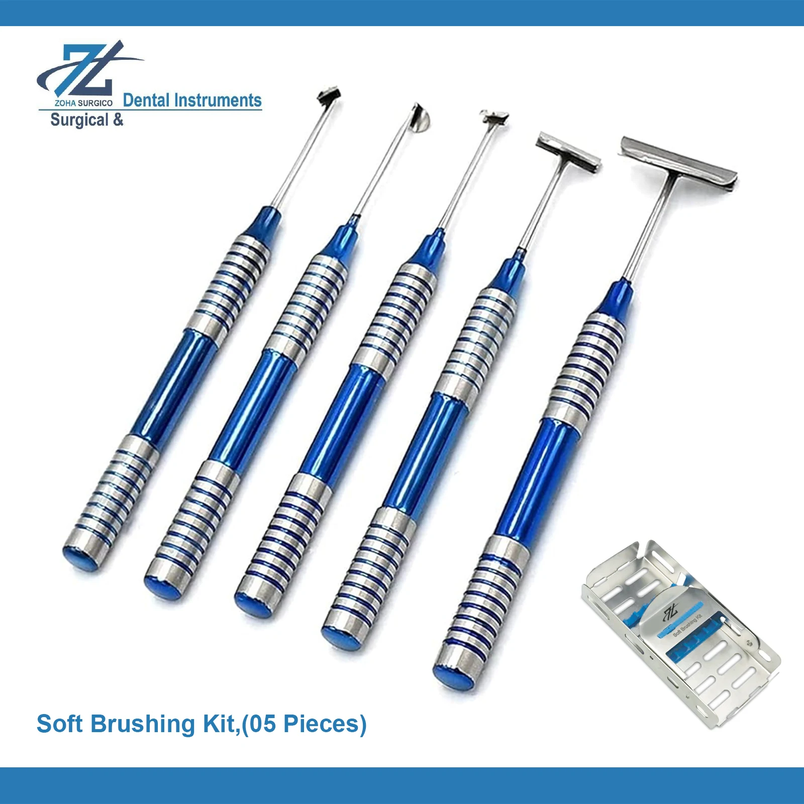 Набор мягких зубных инструментов для имплантации зубов 5 шт.