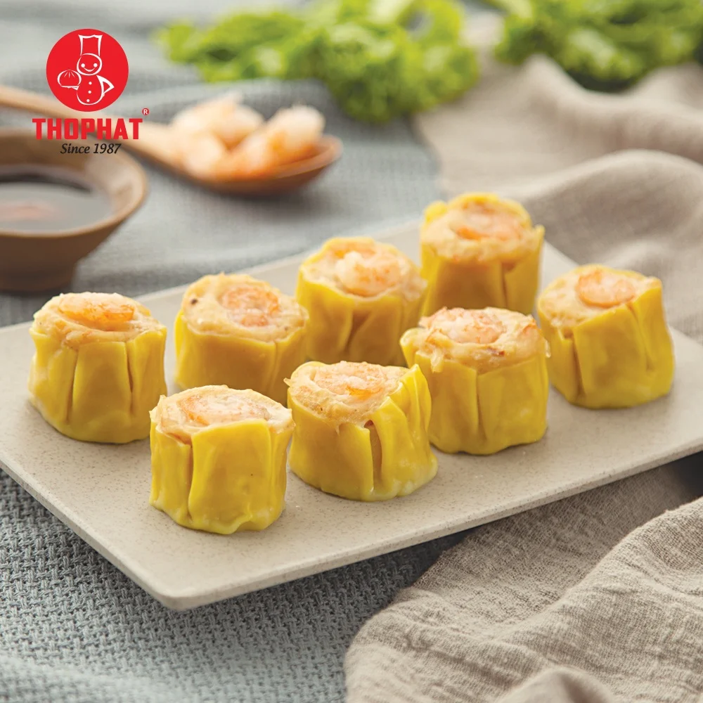 Золотой лист Shumai быстрозамороженные пельмени быстрое питание замороженные креветки Shumais для взрослых и детей
