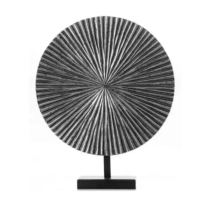 Export Price Round Shape Metal Sculptures Trendy Look Designer Room Decorating Sculpture Newly Arrival Decorative Accessories