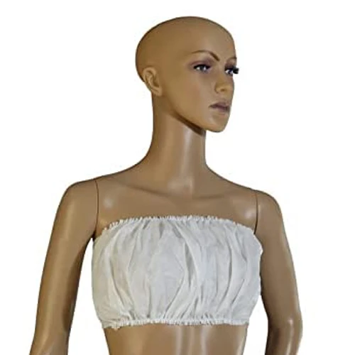 Multiple colors Non Woven Disposable Bra For Travel Single Use Women Disposable Bra for Beauty Salon With Custom Size