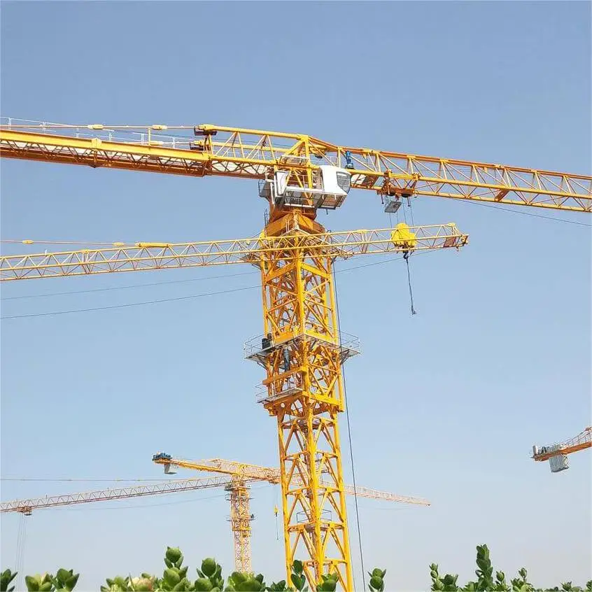 CE Certificate Flat top Construction Crane Tower QTZ125 PT6015-8