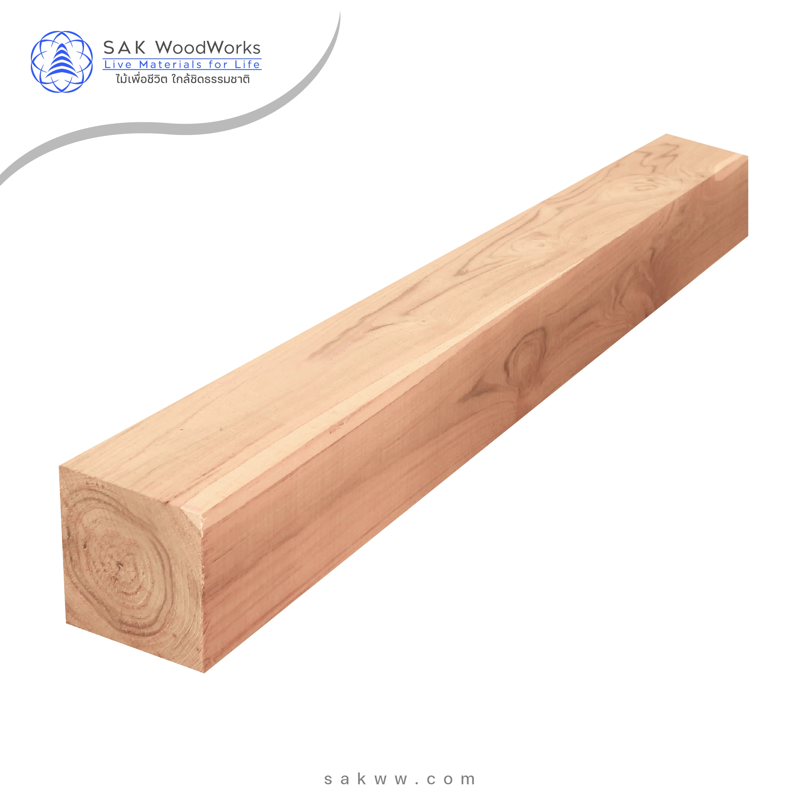 Top Quality Natural Thai Teak Timber Poles 150mm x150mm x3000mm for Construction Wood Poles KD S4S Grade AA Strong SAK WoodWorks