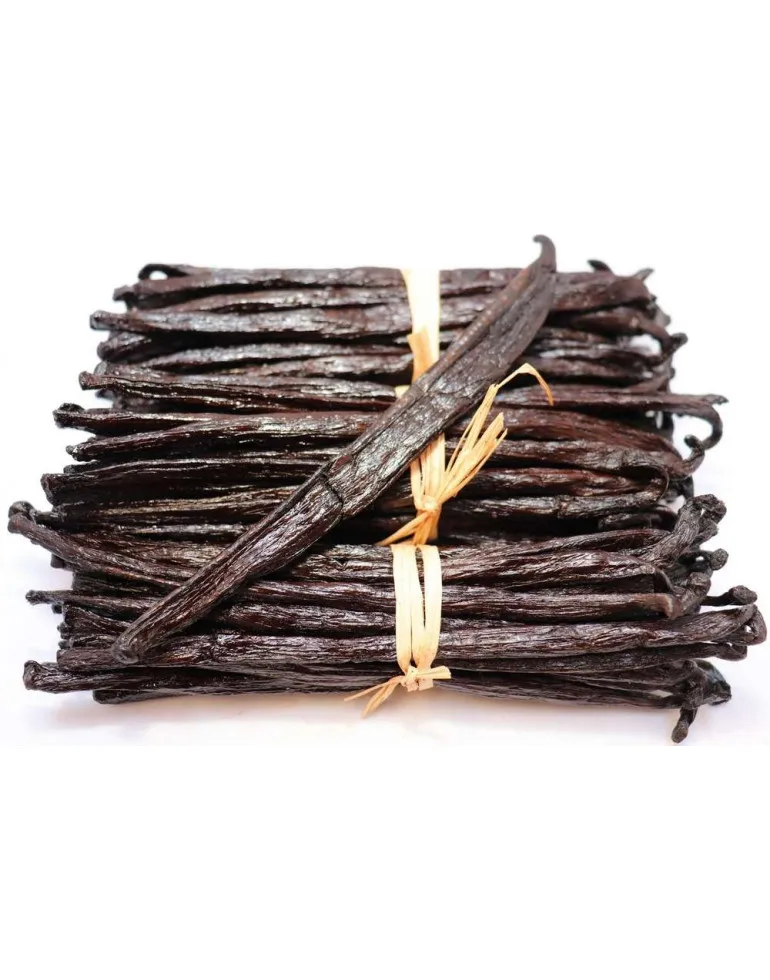 Organic Vanilla Beans Baking 15 20cm Black Style Packing Color Weight Shelf Brown Miracle Origin Vacuum Type Life Dried Product