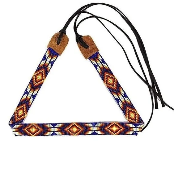 Multi colors Seed Beads Embroidered  Hat Band Top Design Fashionable beaded hat band Easy Wear top Quality Seed Beads Hat Band