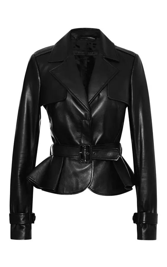 Best Quality Motorcycle Leather Women Bomber Jackets Custom Color Custom Logo