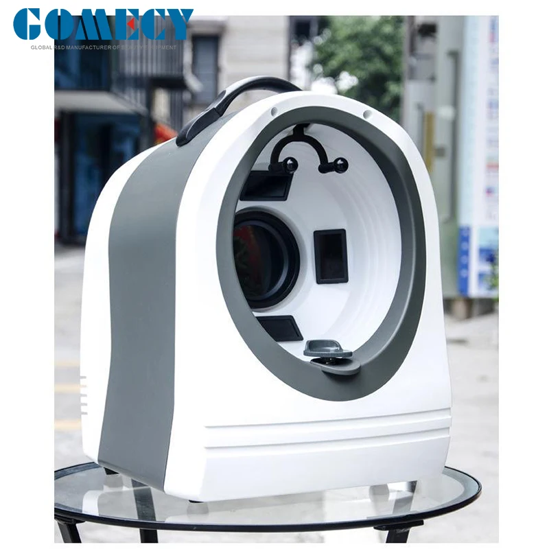 2022 Facial Skin Scanner Diagnostic Analyzer Analysis Mirror Machine Portable magic Mirror 3D Skin Analyzer Skin Analyzer Stand