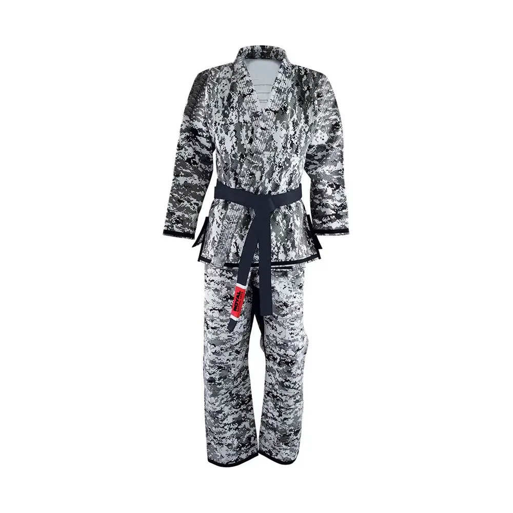 100% из хлопка камуфляжной расцветки, маскируют Jiu Jitsu (джиу джицу) Gi Bjj кимоно комплекты новейшего дизайна для Бразильское джиу джицу, униформа для взрослых