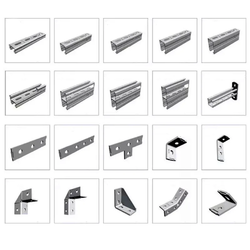 Steel profiles Stainless 3m 6m support c channel steel profile c shape unistrut strut channel manufacturer