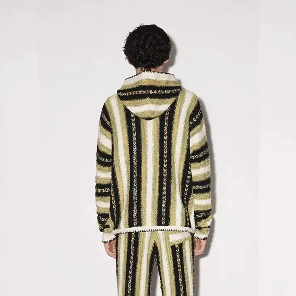 Custom Print Neon Jumpers Drop Shoulder Velvet Logo Split Fashion Baja Wholesale All Colors Luxury Quality Cut And Sew Hoodies