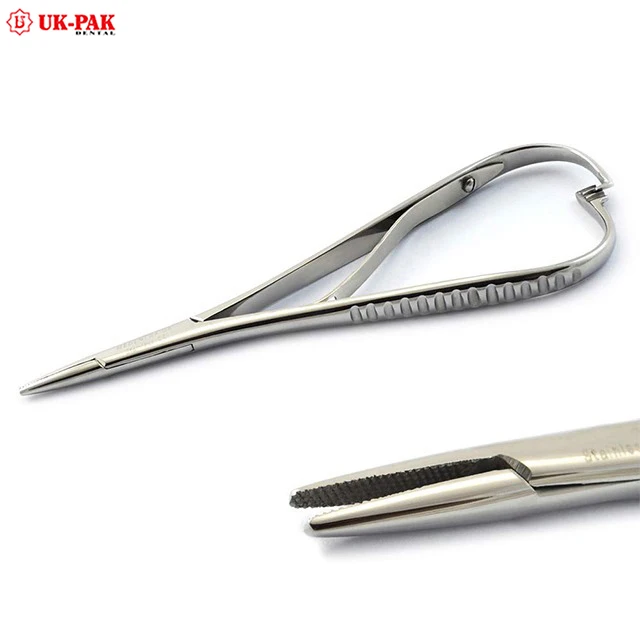 Dental Needle Holder Pliers Stainless Steel Forceps Orthodontic Dentist Surgical Instrument Tools