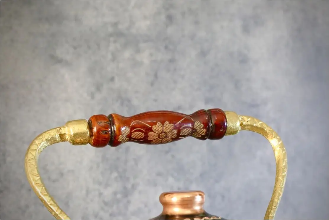 Copper Black Tea Kettle Teapot Elegant Bulk Quantity Wholesale for Hotel Restaurant Home Kitchenware Coffee Pot Made in India