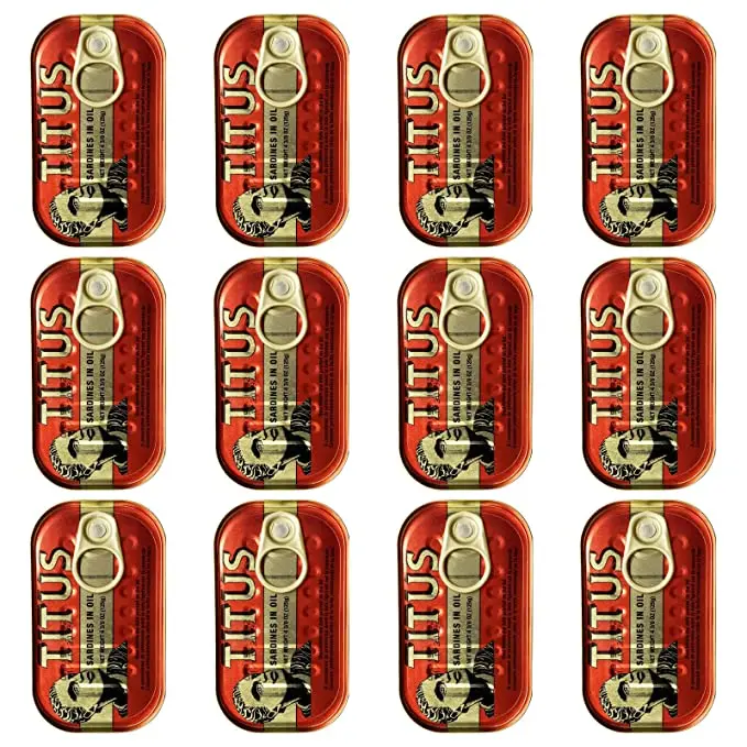 Hot Selling 125g Canned Sardine in Vegetable Oil