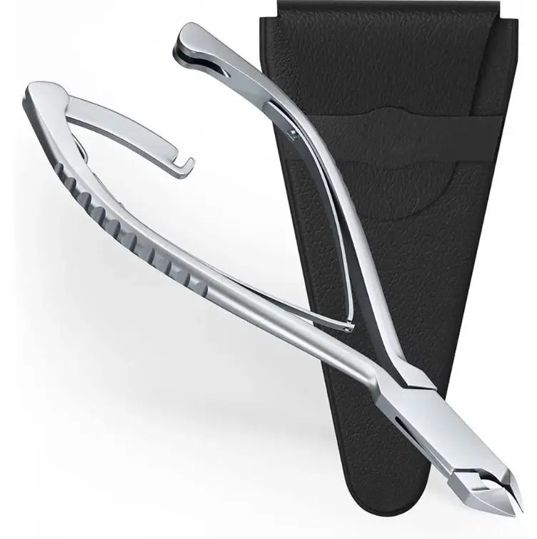 Professional High Quality Cuticle Trimmer with Extremely Sharp Stainless Steel Blades Manicure Pedicure Nail Nipper/Clipper Case