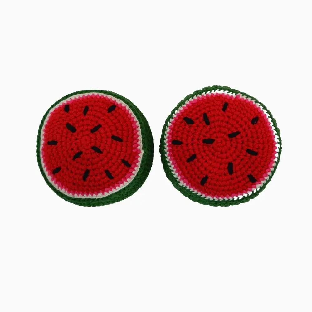 New Product 2022 Direct Price Factory Large Watermelon-shaped Handmade Knitting Interactive for Dog Cat