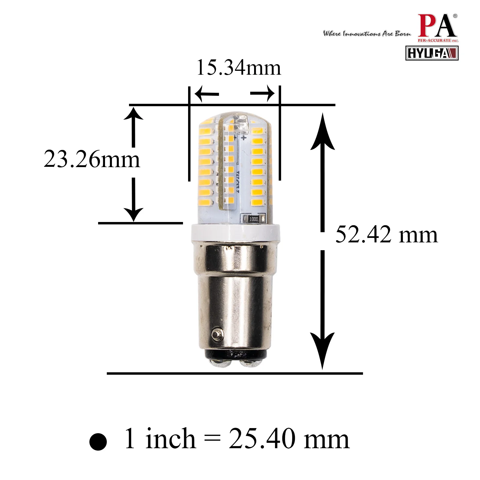 Sewing Machine Light Bulb Double Contact BA15D Push in Bulb Daylight Warm White 120V for SINGER for Brother for Janome PA