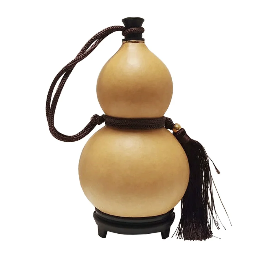 Natural Dried Gourd Water Bottle