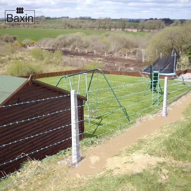 Double Twisted Barbed Wire Fence Farm Airport Household Galvanized Barbed Wire Roll