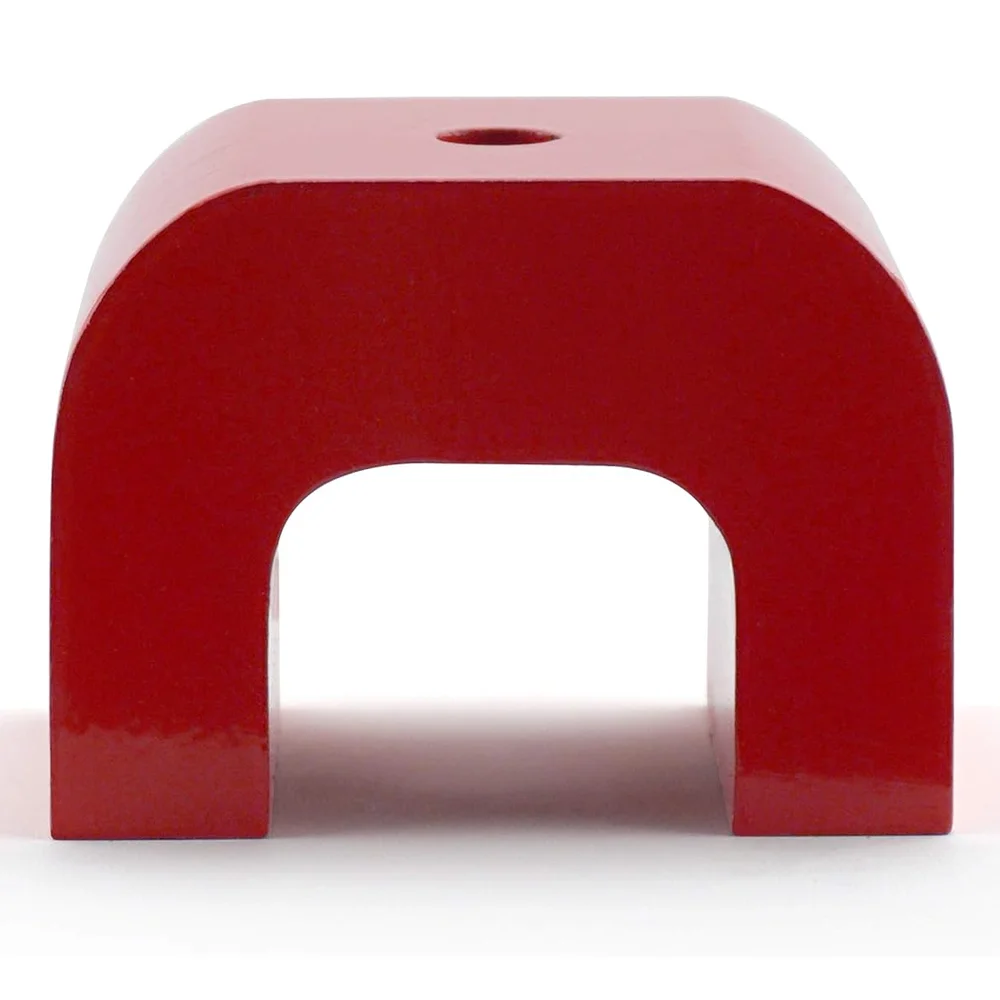 LARIX Powerful Small Horseshoe Alnico Magnet Tool Magnetic welding holder with Hole