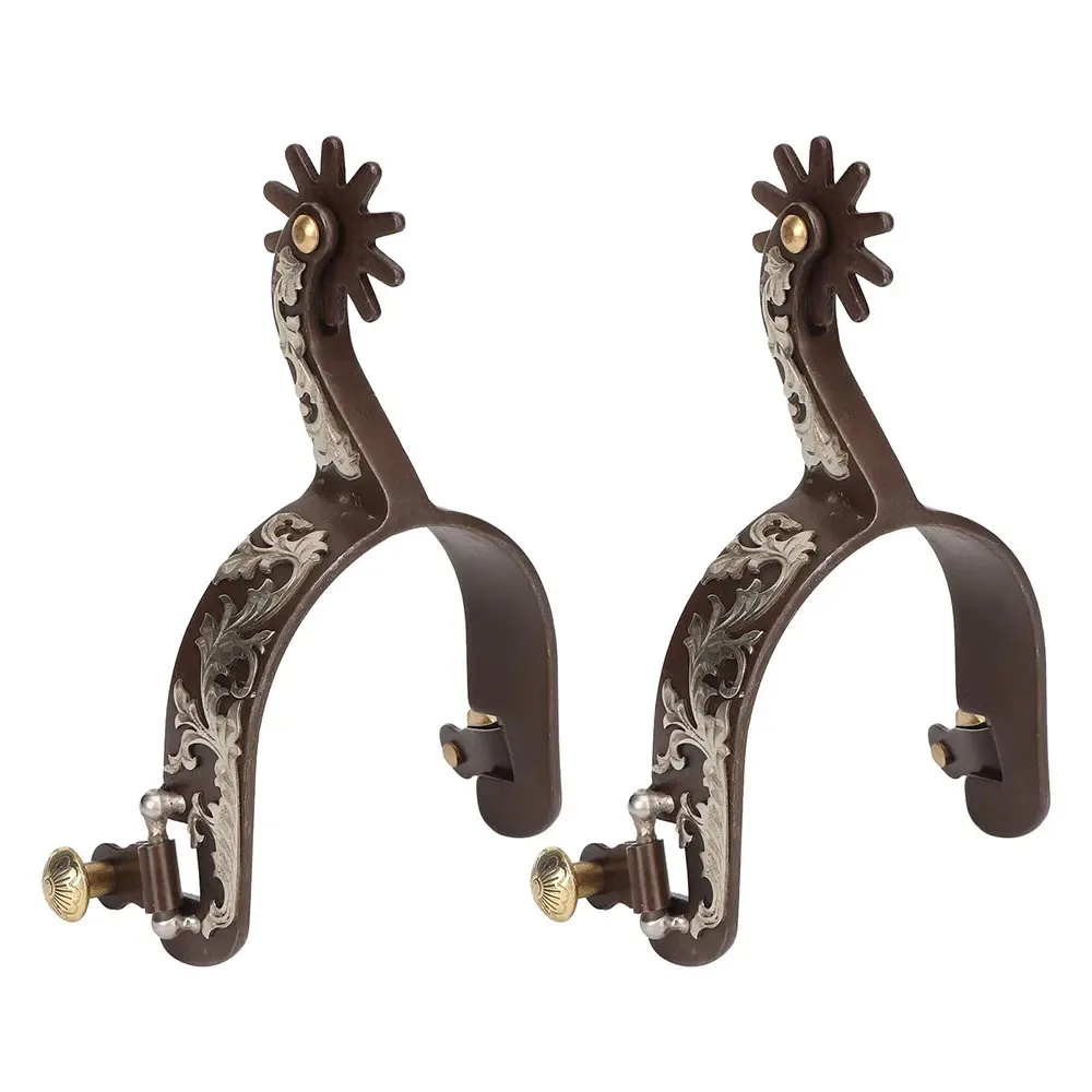 New Arrival Antiqued Western Riding Horse Spurs with Fine Joint Equestrian Accessories Horse Equipment Breeches Type Clothing
