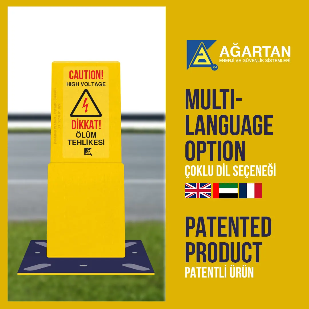 12 M The Security Electrical Safety Equipment High Quality Safety Bollards Electrical Signage Best Price Signboard and Pontoon