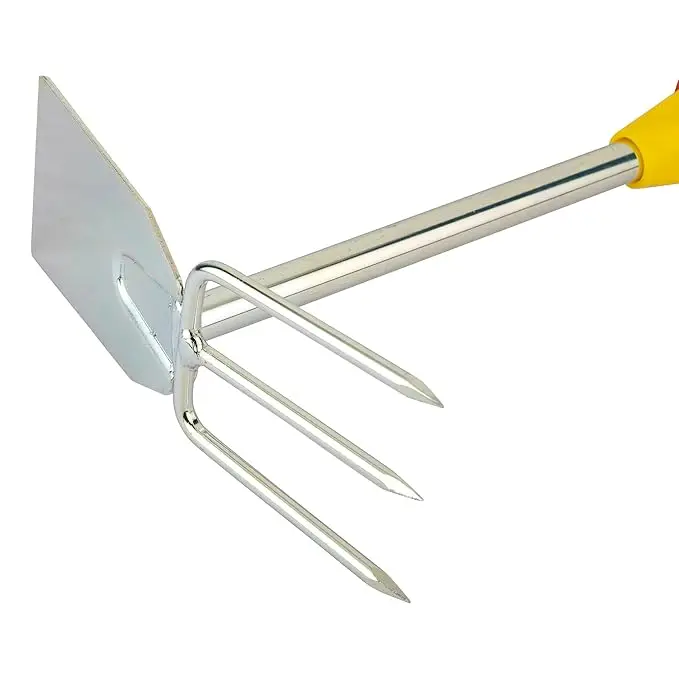 Professional Heavy Duty Steel Hoe Set Mini DIY Garden Tools Manual Gardening Equipment Soil Preparation Includes Scissors