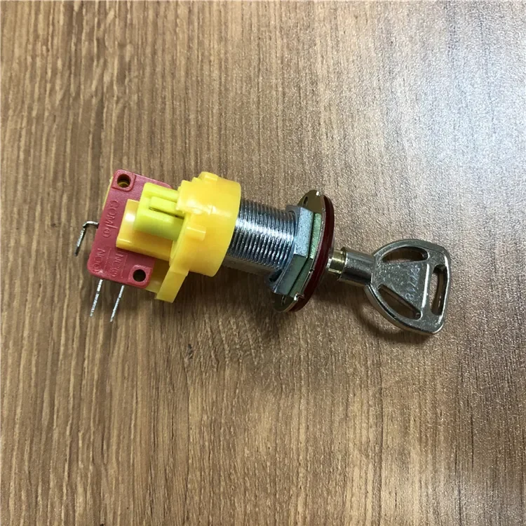 Arcade Game Table Machine Part Redeem Credits In and Out Key in Lock Set