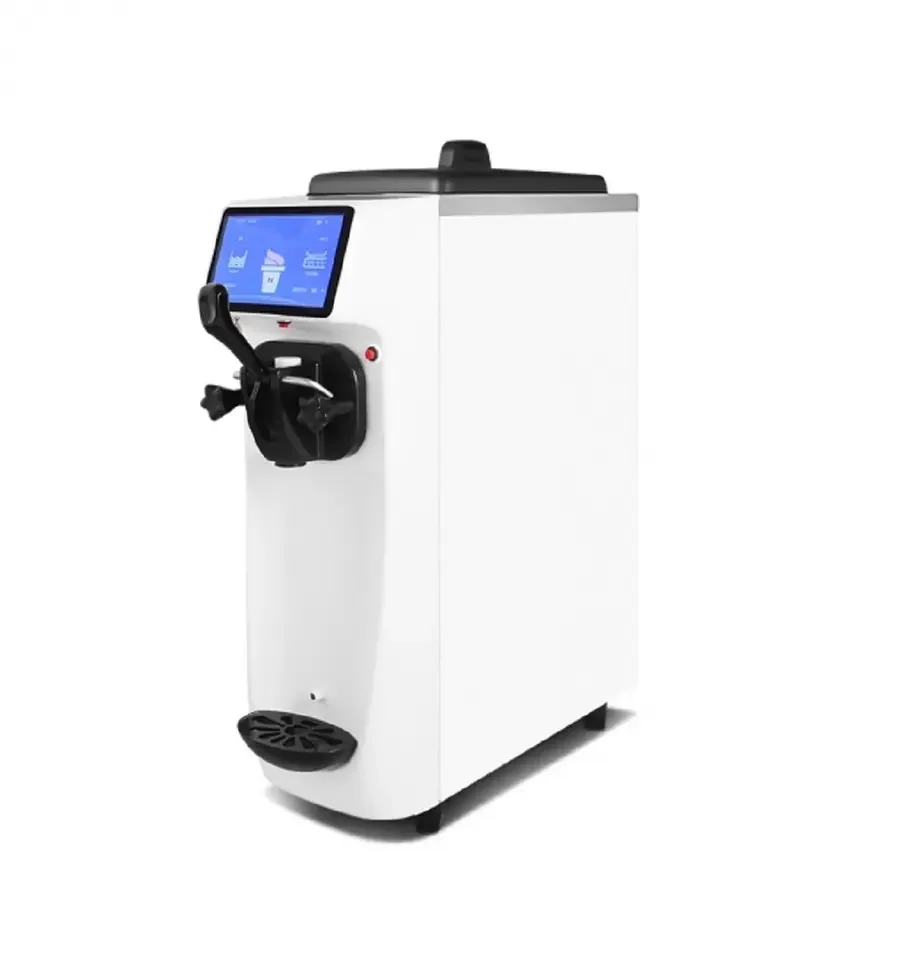 Готовый к отправке аппарат для приготовления мороженого мягкого Холодное сердце обычный маркетинг стальной ключ нержавеющая сталь мощность время смесь