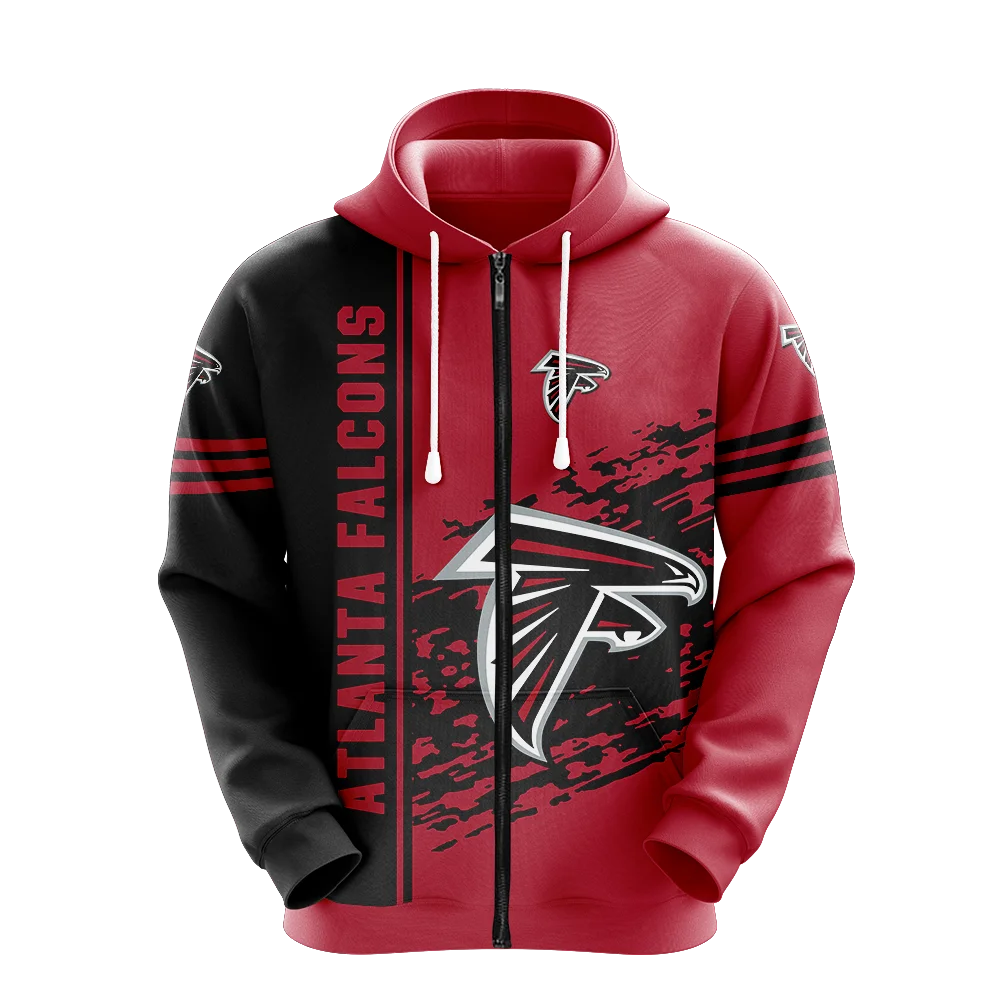 Atlanta Falcons Mens Football Sweatsuit Jogging Hoodie Sweatpants Sports Suit
