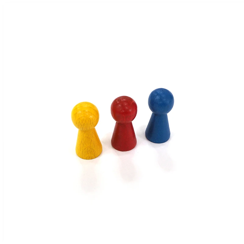 Big Size  multicolor Wooden Pawn for board game,Component, Tabletop Markers, Arts and Crafts