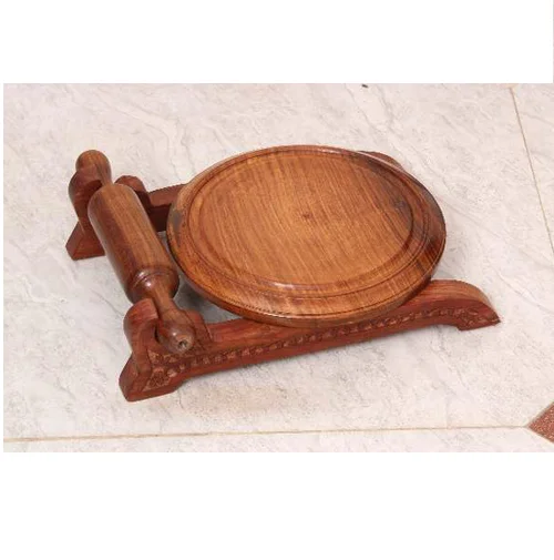 Bakeware Wooden Round Original Mango Wood Rolling Pin For Home Restaurant Use silicone mold