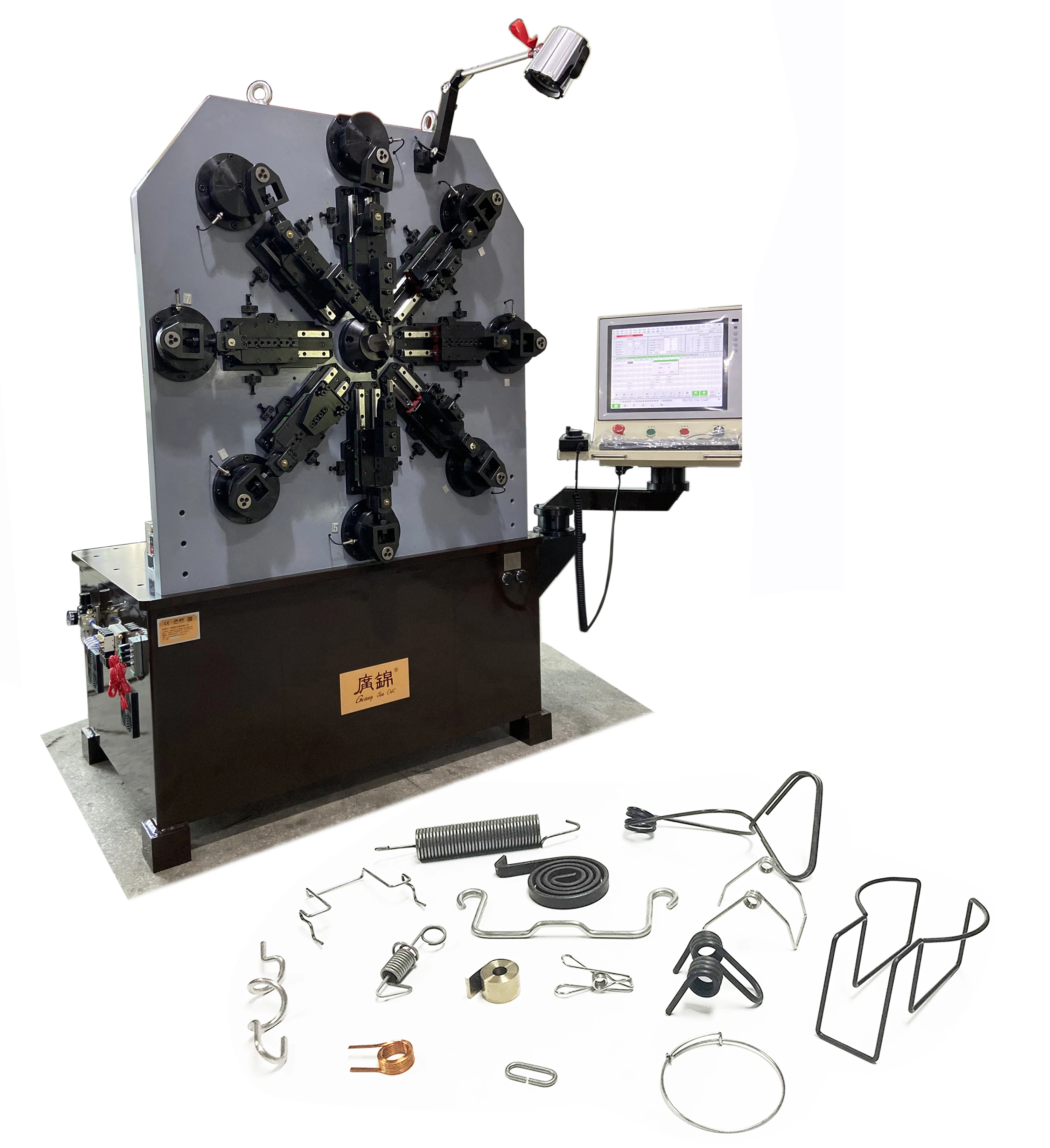 1.2--4.5 mm CNC Camless automatic wire  forming machine double torsion spring forming machine