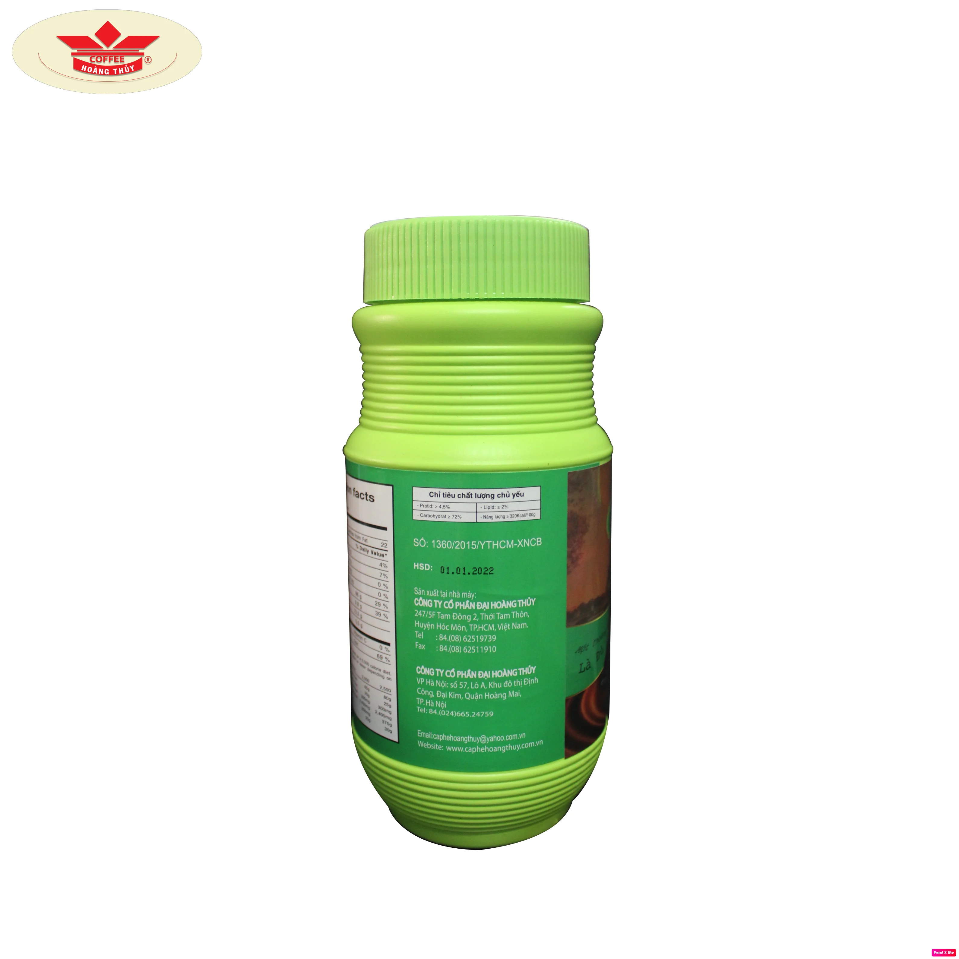 Top Wholesale Light Green Jar Best selling 06 MARIO COCOA 3 in 1 500gram/jar 65% Cocoa Vietnamese typical taste Instant Cocoa