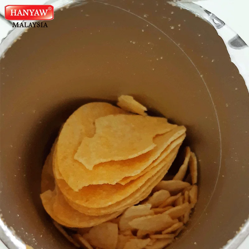 [Малайзия] Быстрая доставка + сертифицированные Халяль чипсы для картофеля горячие и пряные чипсы (12 жестяных банок x 45 г/картонная коробка)