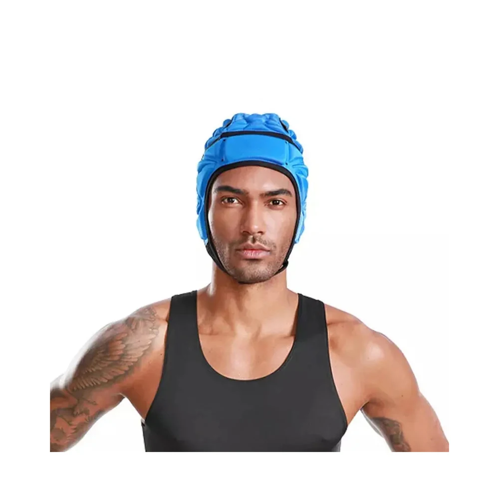 Outdoor Sports Football Rugby Crash Headgear EVA Helmet Surfing Hat Safety Rugby Football Soft Shell Helmet